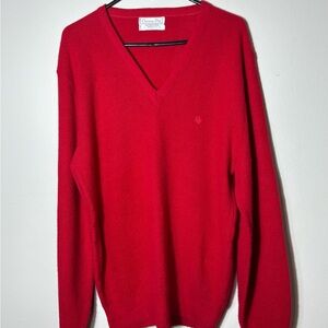 Christian Dior Men’s 100% Orlon Acrylic Vneck Sweater